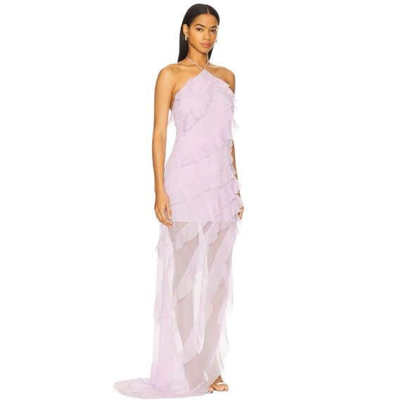 ELLIATT Mia Gown in Lavender Purple Large New Womens Long Maxi Dress - Picture 4 of 11
